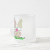 Osterhasen-Tasse Mattglastasse (Vorderseite Links)