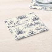 Osterhasen-Teller Rechteckiger Pappuntersetzer (angewinkelt)