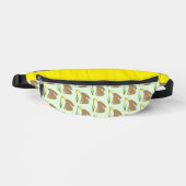 Osterhasen und Daffodische Blume Gemustert Bauchtasche (Vorderseite)