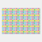 Osterhasen und Ei gemustert Geschenkpapier Set (Vorderseite 2)