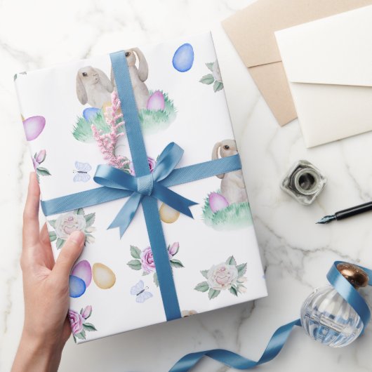 Osterhasen und Eier Geschenkpapier (Schenken)