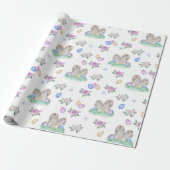 Osterhasen und Eier Geschenkpapier (Ungerollt)