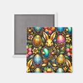 ~ Osterhasen und Eier ~ Magnet (Vorderseite/Rückseite)