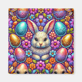 ~ Osterhasen und Eier ~ Magnet (Vorne)