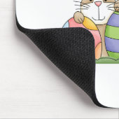 Osterhasen und Eier Mousepad (Ecke)