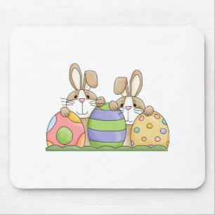 Osterhasen und Eier Mousepad