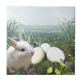 Osterhasen- und Ostereier Fliese