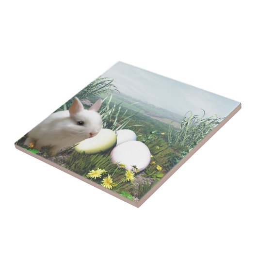 Osterhasen- und Ostereier Fliese (Seite)