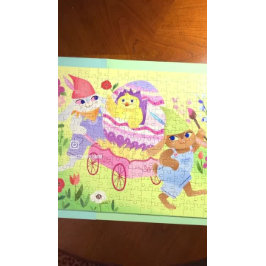 Osterhasen und Ostereier Puzzle