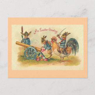 Osterhasen Vintager Krieg Feiertagspostkarte