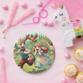 Osterhasen - Whimsischer Frühling Pappteller (Party)