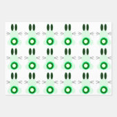 Osterhasen-Wrapping-Papier-Flachblatt-Set 3 Geschenkpapier Set (Vorderseite 3)