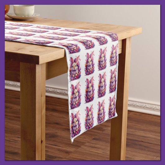 Osterhasen-Wrapping-Papier-Flachblatt-Set 3 Kurzer Tischläufer