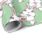 Osterhasen-Wrapping Papier Niedlich Ostern Geschen Geschenkpapier (Rolleneckpunkt)
