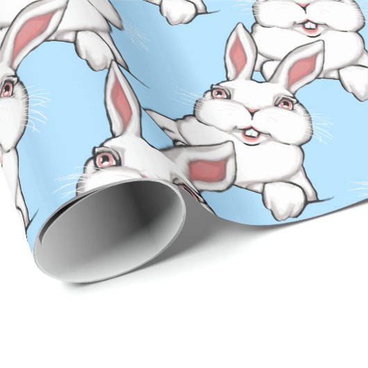 Osterhasen-Wrapping Papier Niedlich Ostern Geschen Geschenkpapier (Rolleneckpunkt)