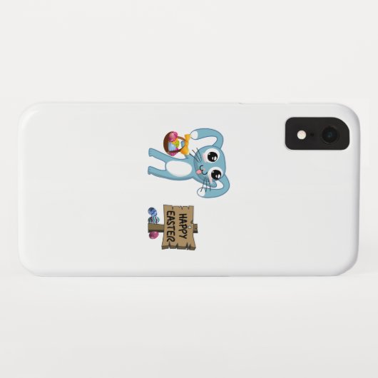 Osterhasen wünscht Frohe Ostern Case-Mate iPhone Hülle (Rückseite (Horizontal))