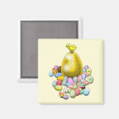 Osterhaseneier Magnet (Vorderseite/Rückseite)