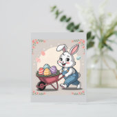 Osterhaseneier und Stationierung von Rollkarren (Stehend Vorderseite)