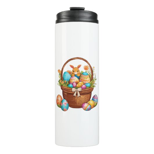 Osterhasenkorb Thermosbecher (Vorderseite)