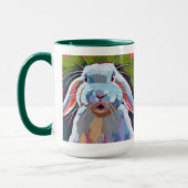 Osterhasenmalerei - Geschenk für den Osterurlaub Tasse (Links)