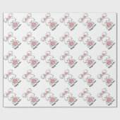 Osterhasenpapier Geschenkpapier (Flach)