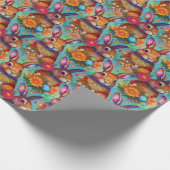 Osterhasenpapier Geschenkpapier (Ecke)