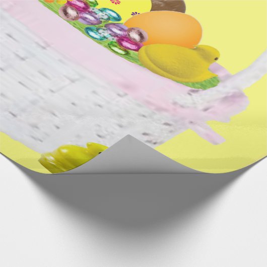 Osterhasenpapier Geschenkpapier (Ecke)