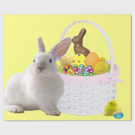 Osterhasenpapier Geschenkpapier (Flach)