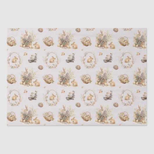 Osterhasenpapier Seidenpapier (Vorderseite)