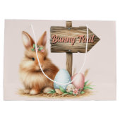 Osterhasenweg Große Geschenktüte (Rückseite)