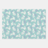 Osterhaser Eier 3 Designs Geschenkartikel Wrap Geschenkpapier Set (Vorderseite 3)