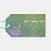 Osterhaser Eier "Happy Oaster" Geschenkanhänger (Rückseite Horizontal)