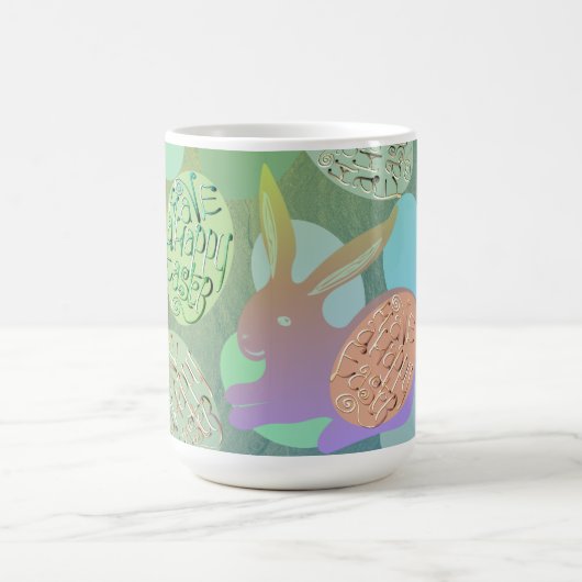 Osterhaser Eier "Happy Oaster" Kaffeetasse (Mittel)