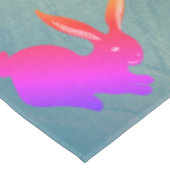 Osterhaser Eier Pastelle Tablecloth Tischdecke (Schrägansicht)