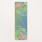 Osterhaser Eier Yoga Mat Yogamatte (Vorderseite)