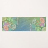 Osterhaser Eier Yoga Mat Yogamatte (Vorderseite (Horizontal))