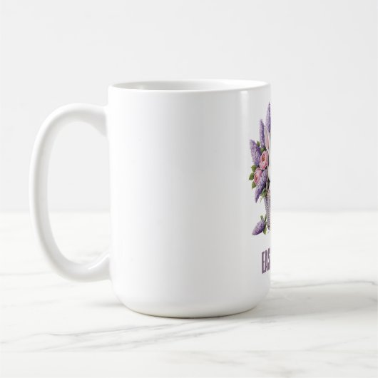 Osterhass - Bunny & Blume Basket Kaffeetasse (Links)