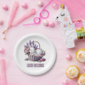 Osterhass - Bunny & Blume Basket Pappteller (Party)