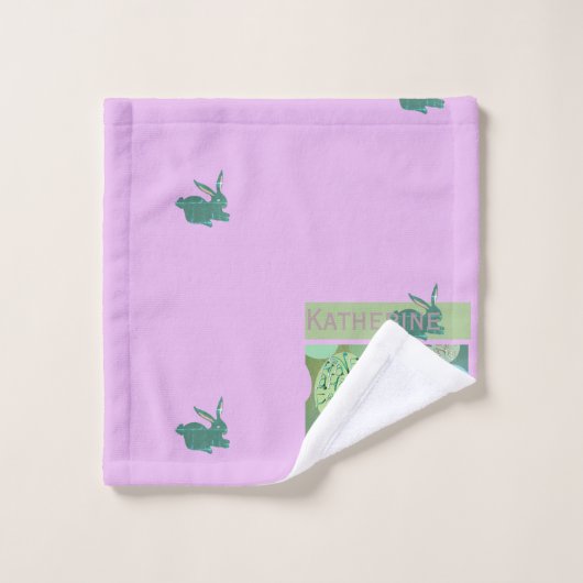 Osterhassui Badetuch Set (Waschlappen)