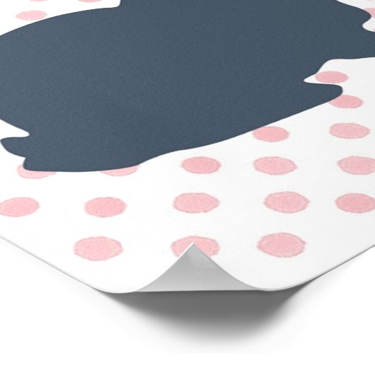 Osterhastik Poster (Ecke)