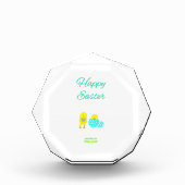 Osterhatchlein Octagonal Foto Block (Vorderseite)