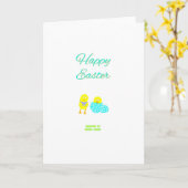 Osterhatchling Standard Grußkarte Karte (Gelbe Blume)