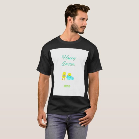 Osterhatchlings Männerschwarzes T-Shirt (Vorne ganz)