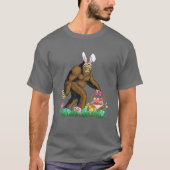 Osterhaufen Bunny Bigfoot Happy Osterjagd T-Shirt (Vorderseite)