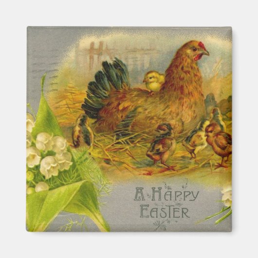 Osterhaufen und -hecken magnet (Vorne)