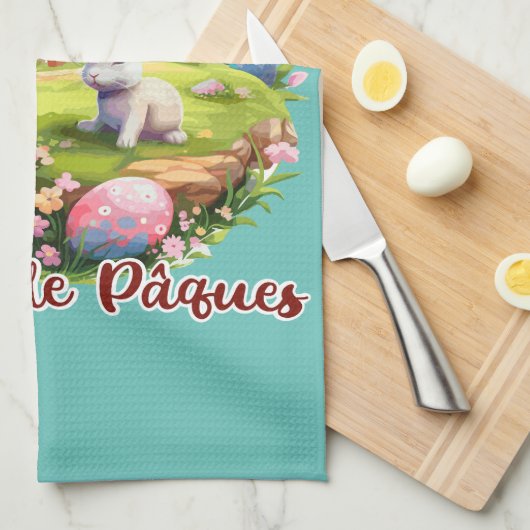 Osterhaus Geschirrtuch (Viertel Falte)