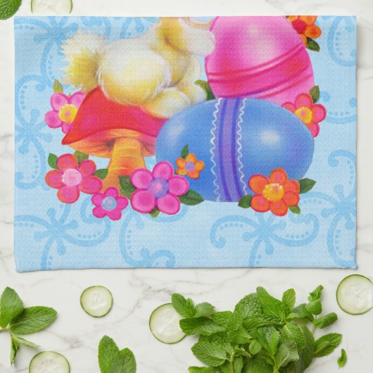 Osterheuchhandtuch Geschirrtuch (Gefaltet)