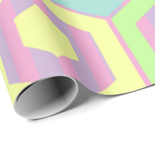 Osterhexagonen Geschenkpapier (Rolleneckpunkt)