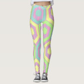 Osterhexagonen Leggings (Vorderseite)