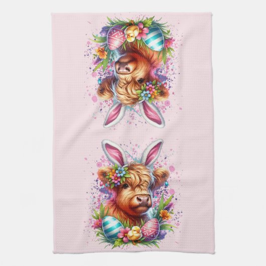 Osterhochland Geschirrtuch (Vertikal)